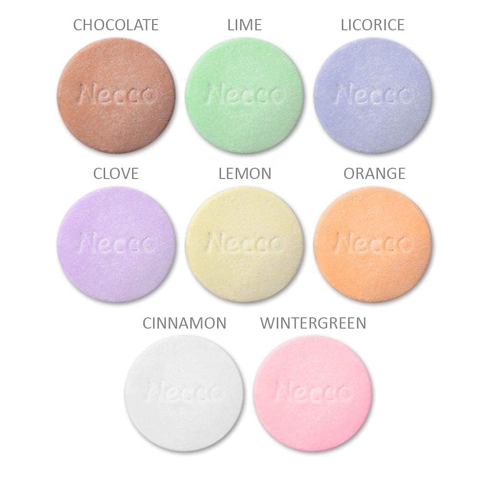 Necco The Original Wafer Candy, Enjoy all of the Different Flavors to yourself or Share with Someone, Timeless Classic Everyone is Sure to Enjoy - 2 Ounce Rolls (Pack of 6)