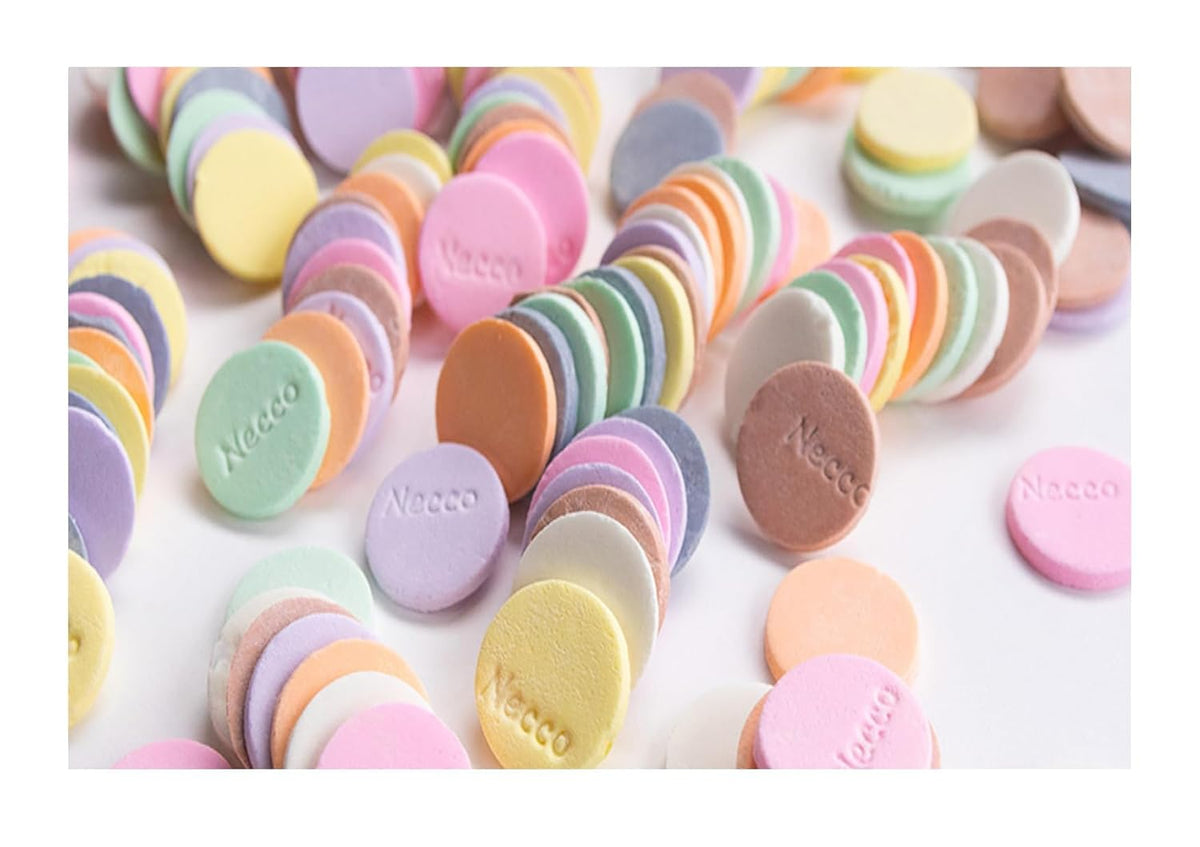 Necco The Original Wafer Candy, Enjoy all of the Different Flavors to yourself or Share with Someone, Timeless Classic Everyone is Sure to Enjoy - 2 Ounce Rolls (Pack of 6)
