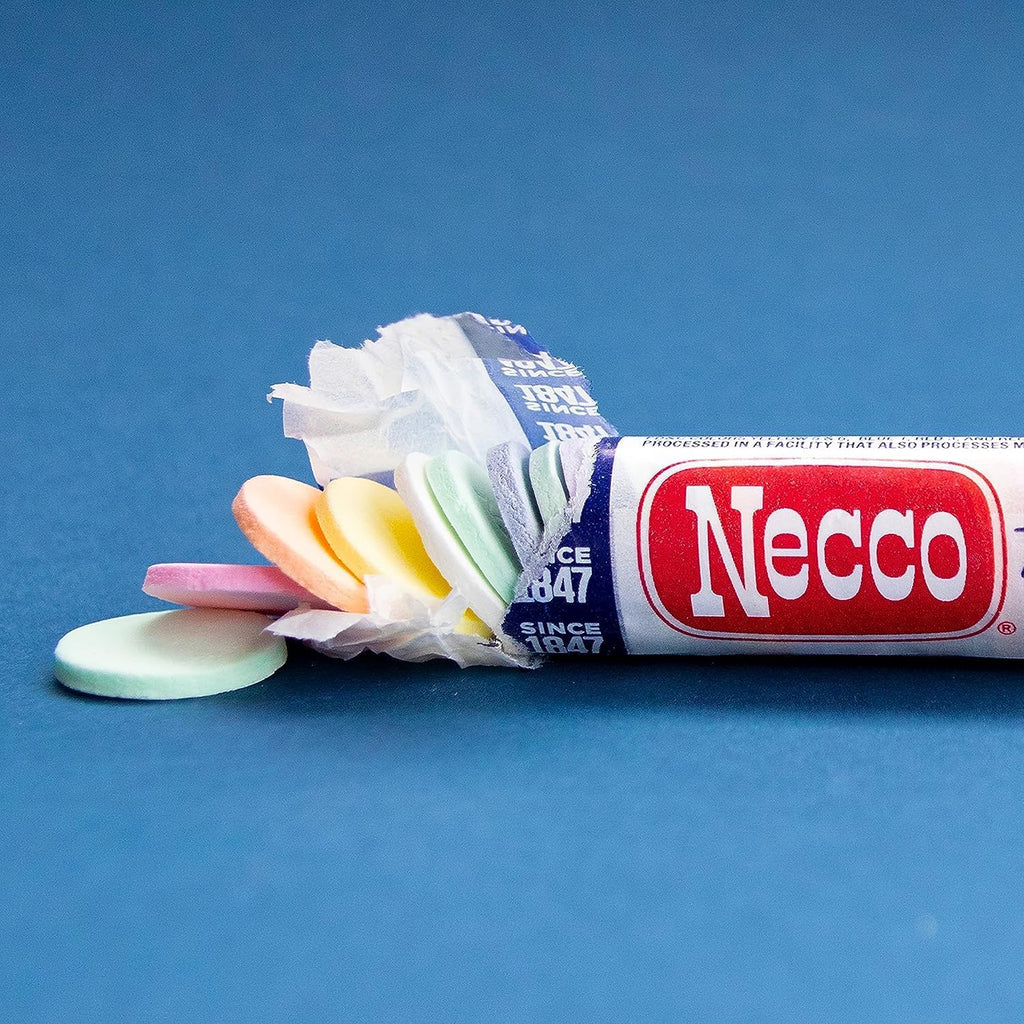 Necco The Original Wafer Candy, Enjoy all of the Different Flavors to yourself or Share with Someone, Timeless Classic Everyone is Sure to Enjoy - 2 Ounce Rolls (Pack of 6)