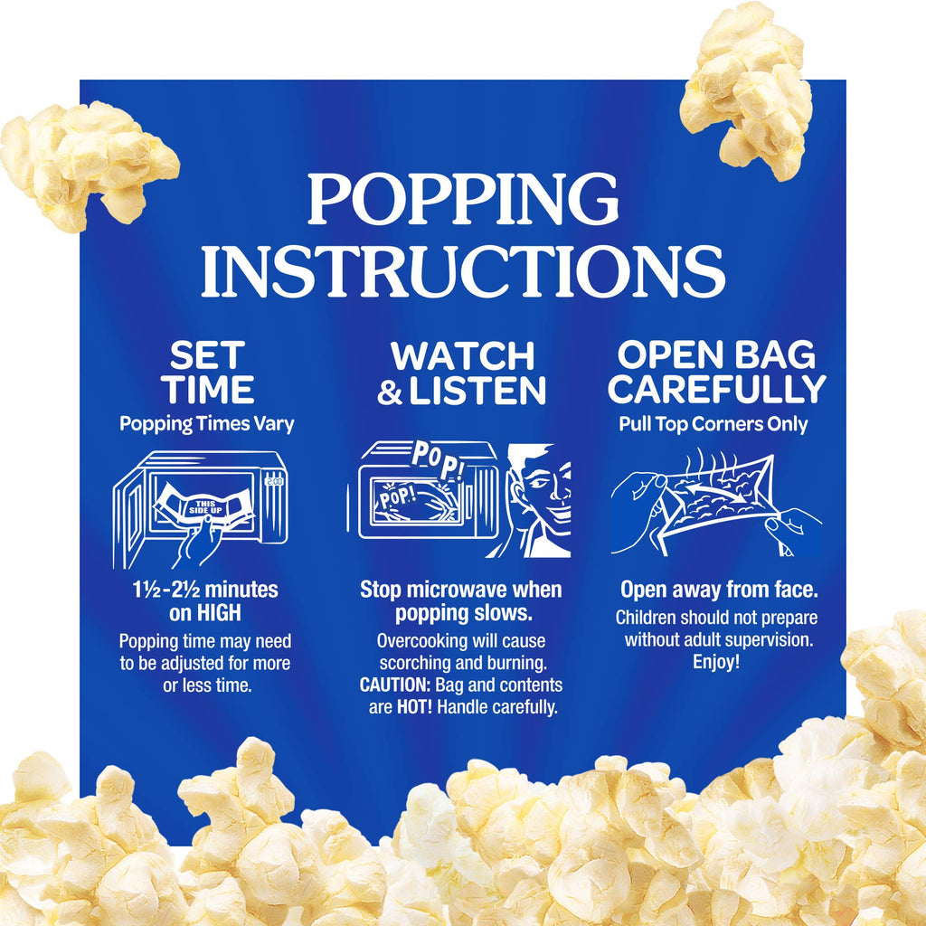 Act II Movie Theater Butter Microwave Popcorn, 2.75 oz., 6-Count Bags (Pack of 6)