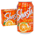 Shasta Orange Soda – 12 Pack | Classic Citrus Flavor with Vitamin C