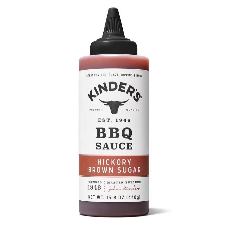 Kinder’s BBQ Sauce Variety 4‑Pack – Sweet, Smoky & Tangy In One Box ( Original, Sweet Honey, Gold, Hickory Brown Sugar)