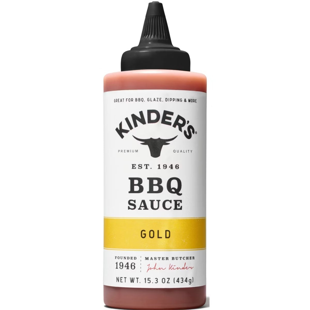 Kinder’s BBQ Sauce Variety 4‑Pack – Sweet, Smoky & Tangy In One Box ( Original, Sweet Honey, Gold, Hickory Brown Sugar)